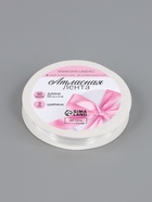 Лента атласная, 3 мм, 45±1 м, белая №01 - Фото 5