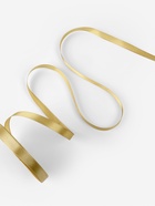 Лента атласная, 10 мм, 23±1 м, цвет золотой №204 - Фото 3