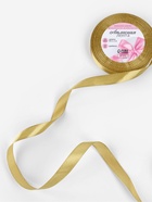 Лента атласная, 12 мм, 23±1 м, цвет золотой №204 - Фото 2