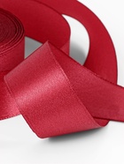 Лента атласная, 25 мм, 23±1 м, светло-бордовая №134 - Фото 4