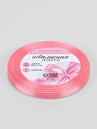 Лента атласная, 6 мм, 23±1 м, нежно-розовая №147 - Фото 5