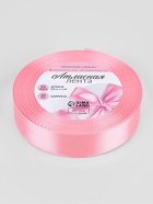 Лента атласная, 20 мм, 23±1 м, нежно-розовая - Фото 7