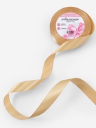 Лента атласная, 20 мм × 23±1 м, цвет шампань №123 - Фото 2