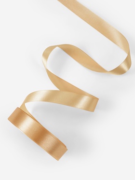 Лента атласная, 20 мм ? 23±1 м, цвет шампань №123 (комплект 3 шт)