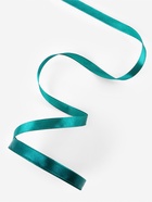 Лента атласная, 10 мм, 23±1 м, зелёная №126 - Фото 2