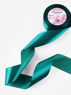 Лента атласная, 50 мм, 23±1 м, изумрудная №126 - Фото 2