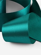 Лента атласная, 50 мм, 23±1 м, изумрудная №126 - Фото 4