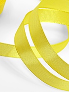 Лента атласная, 12 мм, 23±1 м, жёлтая №15 - Фото 3