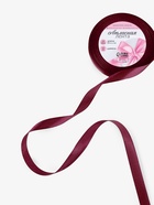 Лента атласная, 12 мм, 23±1 м, бордовая №165 - Фото 2