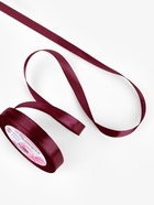 Лента атласная, 12 мм, 23±1 м, бордовая №165 - Фото 3