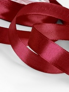 Лента атласная, 12 мм, 23±1 м, бордовая №165 - Фото 4