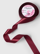Лента атласная, 25 мм, 23±1 м, бордовая №165 - Фото 2
