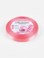 Лента атласная, 12 мм, 23±1 м, пурпурно-розовая №170 - Фото 5