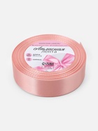 Лента атласная, 25 мм, 23±1 м, цвет розовое золото - Фото 5