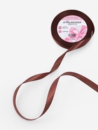 Лента атласная, 12 мм × 23 ± 1 м, цвет шоколадный №31 - Фото 2