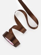 Лента атласная, 25 мм, 23±1 м, коричневая - Фото 3