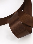 Лента атласная, 25 мм, 23±1 м, коричневая - Фото 4