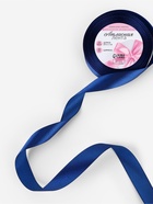 Лента атласная, 20 мм, 23±1 м, тёмно-синяя №38 - Фото 1