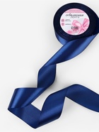 Лента атласная, 40 мм, 23±1 м, тёмно-синяя №38 - Фото 2