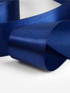 Лента атласная, 40 мм, 23±1 м, тёмно-синяя №38 - Фото 4