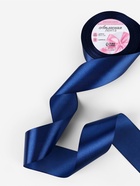 Лента атласная, 50 мм, 23±1 м, тёмно-синяя №38 - Фото 2