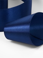 Лента атласная, 50 мм, 23±1 м, тёмно-синяя №38 - Фото 4