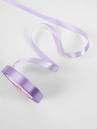 Лента атласная, 12 мм, 23±1 м, нежно-сиреневая №44 - Фото 3