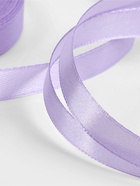 Лента атласная, 12 мм, 23±1 м, нежно-сиреневая №44 - Фото 4