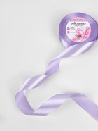 Лента атласная, 25 мм, 23±1 м, нежно-сиреневая №44 - Фото 2