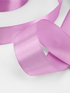 Лента атласная, 25 мм, 23±1 м, светло-сиреневая - Фото 4