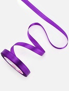 Лента атласная, 12 мм, 23±1 м, фиолетовая №34 - Фото 3