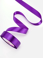 Лента атласная, 25 мм, 23±1 м, фиолетовая №34 - Фото 3