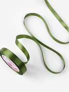 Лента атласная, 12 мм × 23±1 м, насыщенно-зелёный №113 - Фото 3