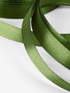 Лента атласная, 12 мм × 23±1 м, насыщенно-зелёный №113 - Фото 4