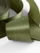 Лента атласная, 25 мм × 23±1 м, тёмно-зелёная №113 - Фото 4