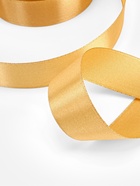 Лента атласная, 25 мм, 23±1 м, золотисто-бежевая №186 - Фото 4