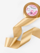 Лента атласная, 50 мм, 23±1 м, золотисто-бежевая №186 - Фото 2