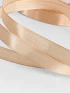 Лента атласная, 10 мм, 23±1 м, бежевая №267 - Фото 4