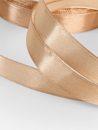 Лента атласная, 12 мм, 23±1 м, бежевая №267 - Фото 4