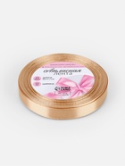 Лента атласная, 12 мм, 23±1 м, бежевая №267 - Фото 5