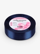 Лента атласная, 25 мм, 23±1 м, синяя №120 - Фото 4