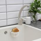 Держатель подвесной на присосках econova Helper, 10,3×8,4×7,1 см, цвет белый - Фото 3