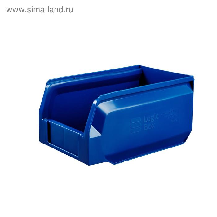 Ящик полимерный многооборотный, 22.402, 25х15х13см, синий - Фото 1