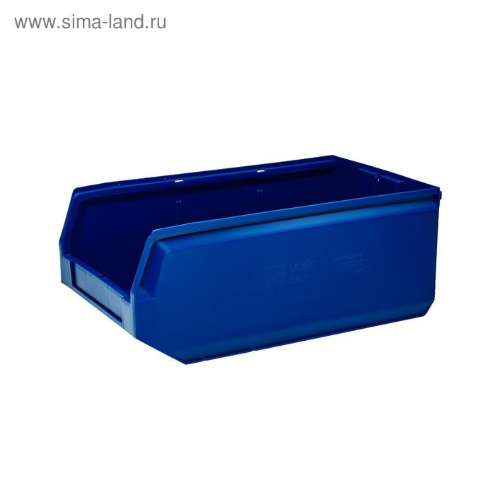 Ящик полимерный многооборотный, 22.406, 50х30х20см, синий