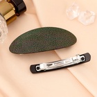 Заколка - автомат для волос Выбражулька «Чёрная лава», набор 2 шт.: 9 см, 7.5 см - Фото 3