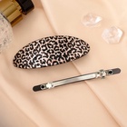 Заколка - автомат для волос Выбражулька «Леопард», набор 2 шт.: 9 см, 9.5 см - Фото 3