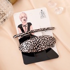 Заколка - автомат для волос Выбражулька «Леопард», набор 2 шт.: 9 см, 9.5 см - Фото 4