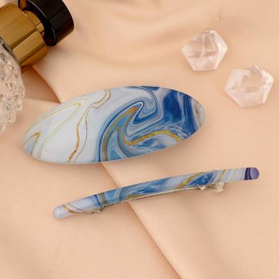 Заколки - автомат для волос «Тайна», набор 2 шт., 9 см и 9.5 см, МИКС