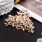 Крабик для волос «Ванесса», 5.5 см, золото 5179616