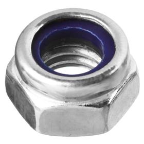 Гайка ЗУБР, со стопорным кольцом, DIN985, без покрытия, М3, 5 кг